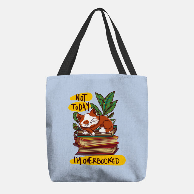 Overbooked-None-Basic Tote-Bag-kharmazero