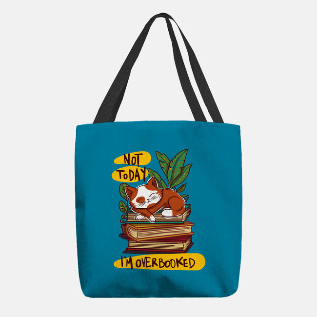 Overbooked-None-Basic Tote-Bag-kharmazero