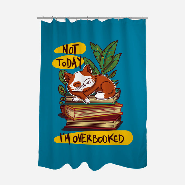 Overbooked-None-Polyester-Shower Curtain-kharmazero