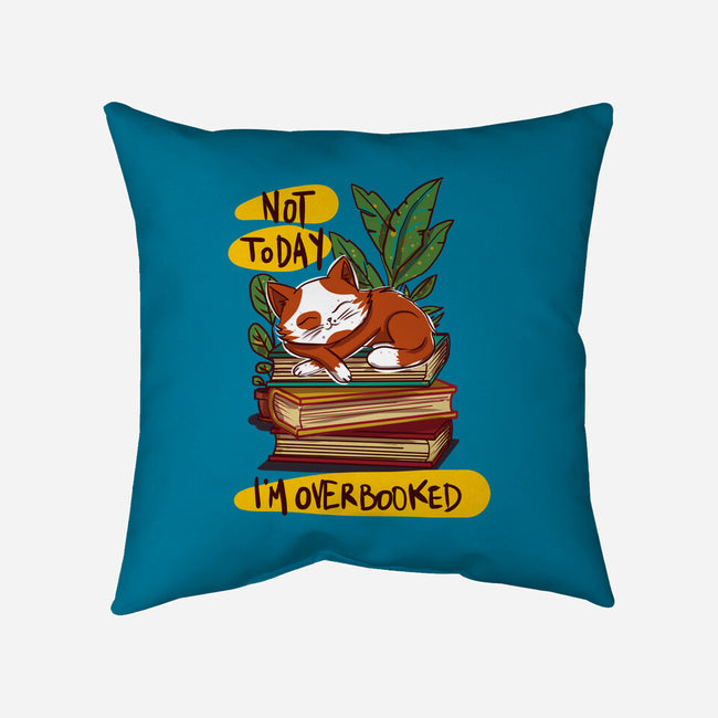 Overbooked-None-Removable Cover-Throw Pillow-kharmazero