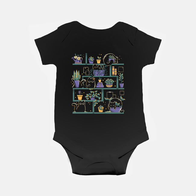 Kitten Garden-Baby-Basic-Onesie-tobefonseca