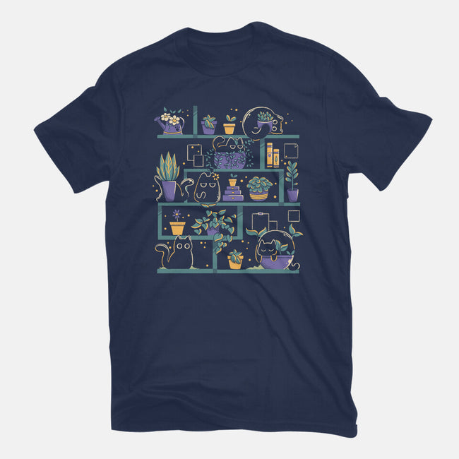 Kitten Garden-Unisex-Basic-Tee-tobefonseca