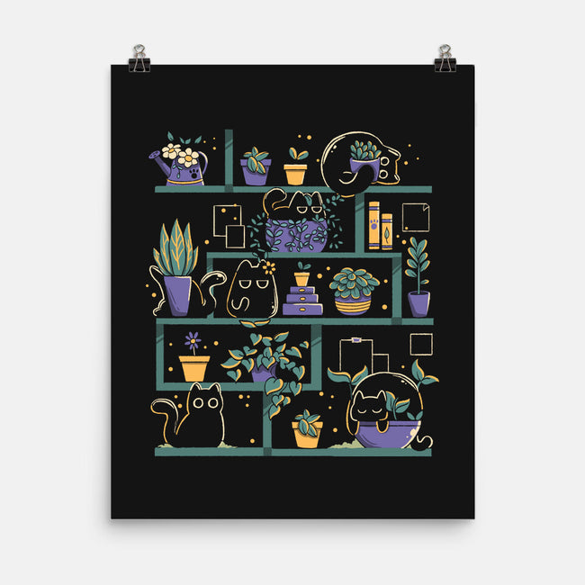 Kitten Garden-None-Matte-Poster-tobefonseca