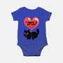 I Hate U The Least-Baby-Basic-Onesie-tobefonseca