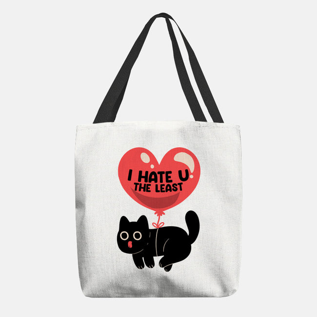 I Hate U The Least-None-Basic Tote-Bag-tobefonseca