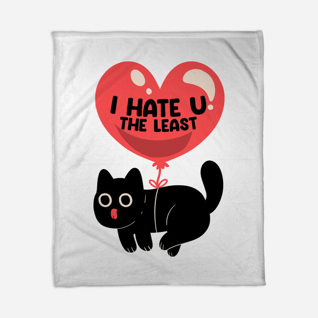 I Hate U The Least-None-Fleece-Blanket-tobefonseca