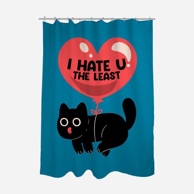 I Hate U The Least-None-Polyester-Shower Curtain-tobefonseca