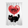 I Hate U The Least-None-Polyester-Shower Curtain-tobefonseca