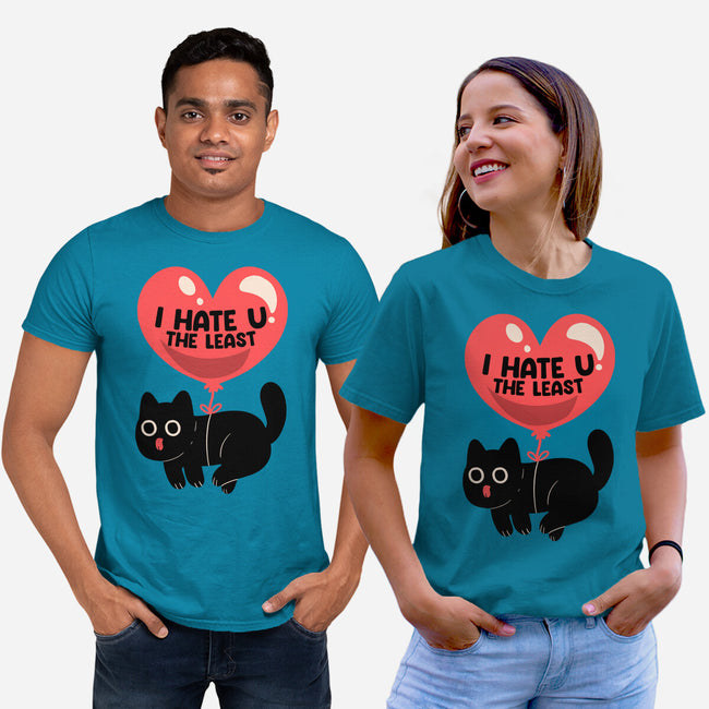 I Hate U The Least-Unisex-Basic-Tee-tobefonseca