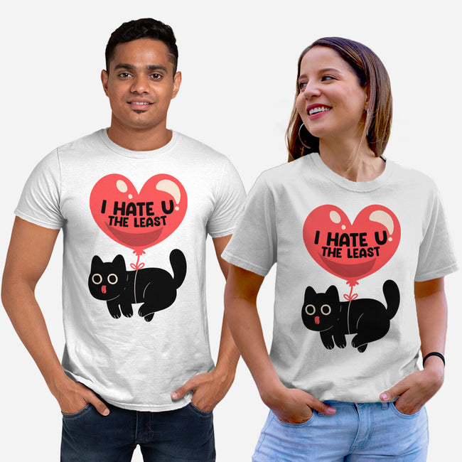 I Hate U The Least-Unisex-Basic-Tee-tobefonseca