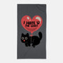 I Hate U The Least-None-Beach-Towel-tobefonseca