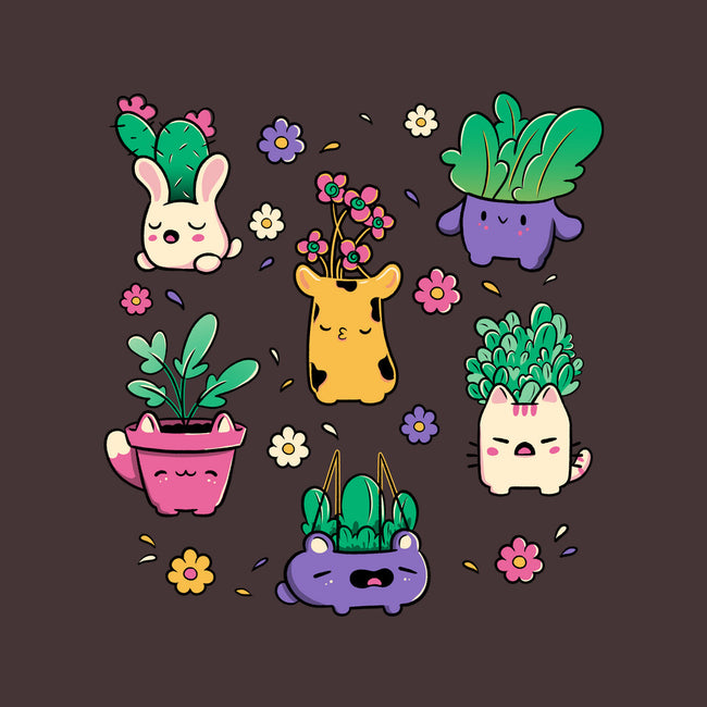 Happy Plants Kawaii-None-Matte-Poster-tobefonseca