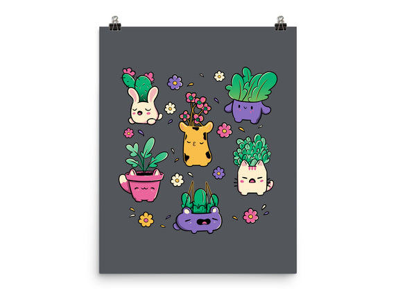 Happy Plants Kawaii