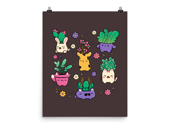 Happy Plants Kawaii