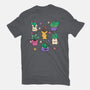 Happy Plants Kawaii-Womens-Basic-Tee-tobefonseca