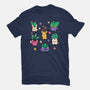 Happy Plants Kawaii-Womens-Basic-Tee-tobefonseca