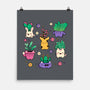 Happy Plants Kawaii-None-Matte-Poster-tobefonseca