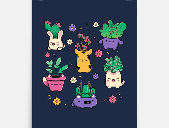 Happy Plants Kawaii