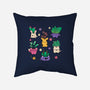 Happy Plants Kawaii-None-Removable Cover-Throw Pillow-tobefonseca