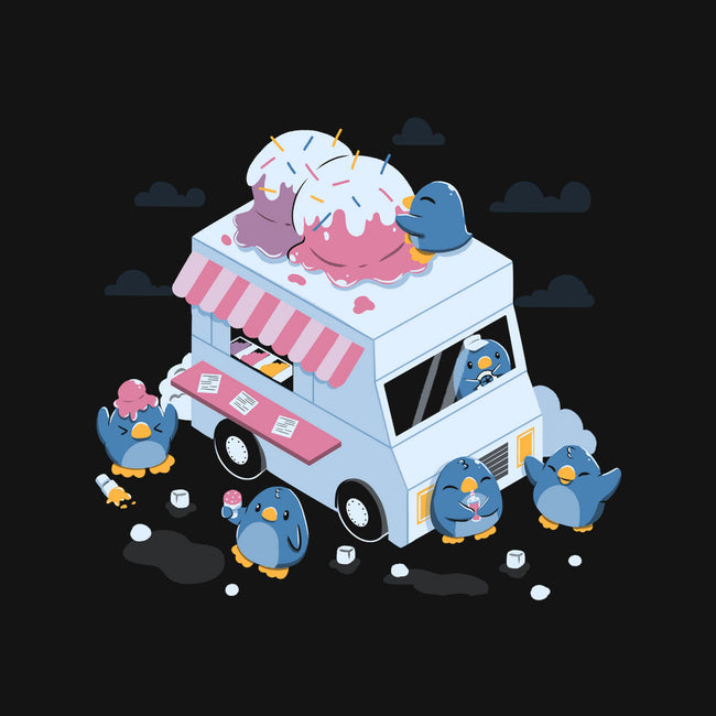 Frozen Truck Kawaii Penguins-None-Basic Tote-Bag-tobefonseca