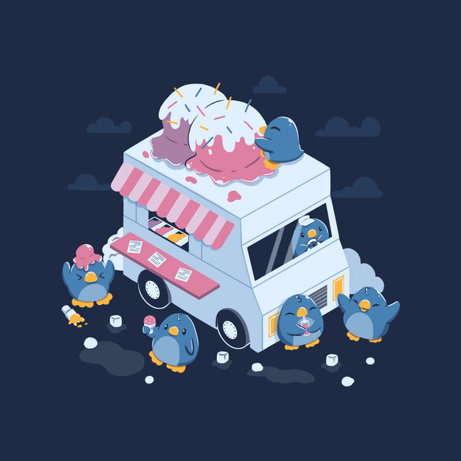 Frozen Truck Kawaii Penguins-None-Glossy-Sticker-tobefonseca