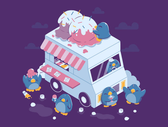 Frozen Truck Kawaii Penguins