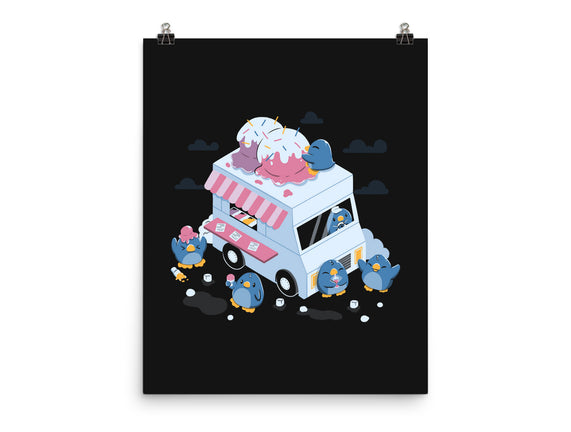 Frozen Truck Kawaii Penguins