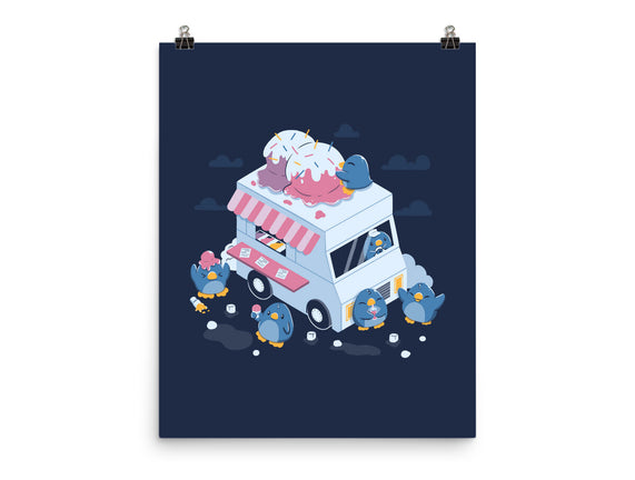 Frozen Truck Kawaii Penguins