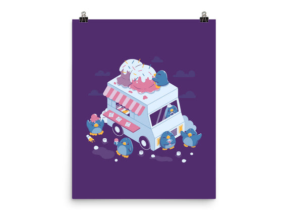 Frozen Truck Kawaii Penguins