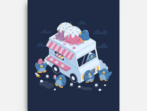 Frozen Truck Kawaii Penguins