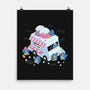 Frozen Truck Kawaii Penguins-None-Matte-Poster-tobefonseca