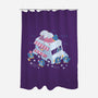 Frozen Truck Kawaii Penguins-None-Polyester-Shower Curtain-tobefonseca