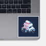 Frozen Truck Kawaii Penguins-None-Glossy-Sticker-tobefonseca