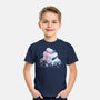 Frozen Truck Kawaii Penguins-Youth-Basic-Tee-tobefonseca