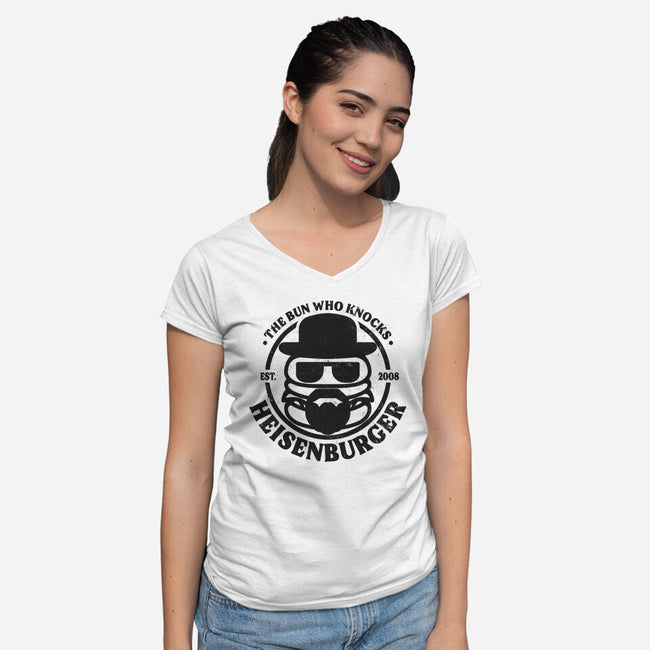 Breaking Bun-Womens-V-Neck-Tee-estudiofitas