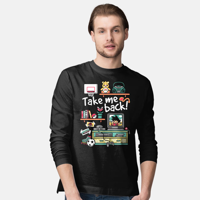 Take Me Back To My Childhood Days-Mens-Long Sleeved-Tee-NemiMakeit