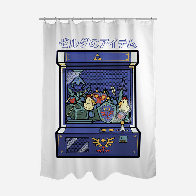 Hylians Crane-None-Polyester-Shower Curtain-Astrobot Invention