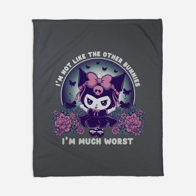 Worst Bunny-None-Fleece-Blanket-rmatix