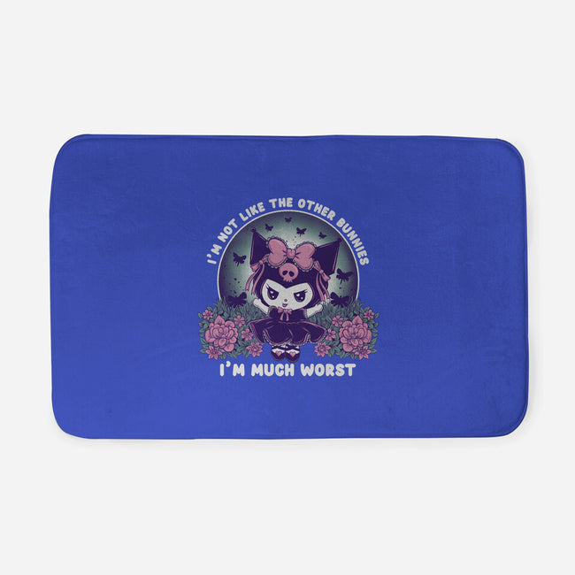 Worst Bunny-None-Memory Foam-Bath Mat-rmatix