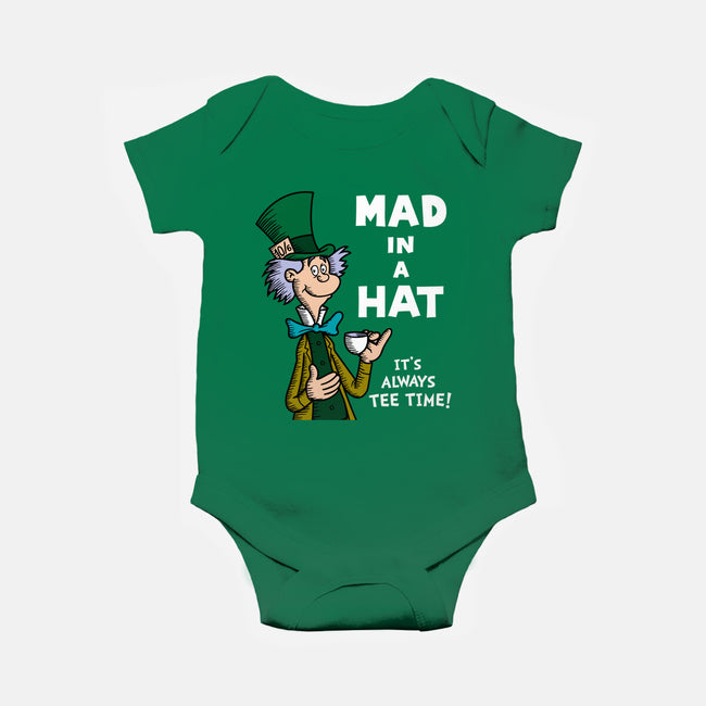 Mad In A Hat-Baby-Basic-Onesie-Raffiti