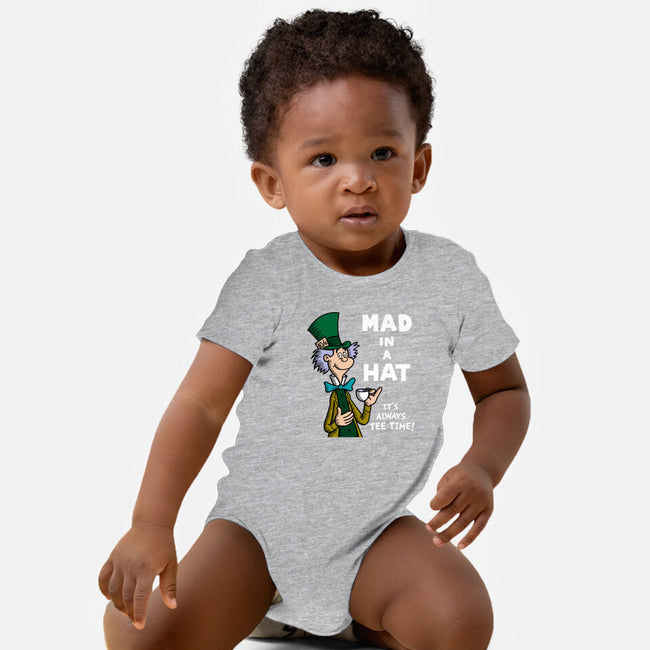 Mad In A Hat-Baby-Basic-Onesie-Raffiti