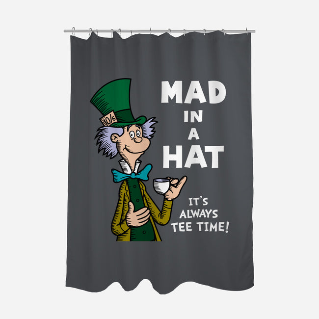 Mad In A Hat-None-Polyester-Shower Curtain-Raffiti