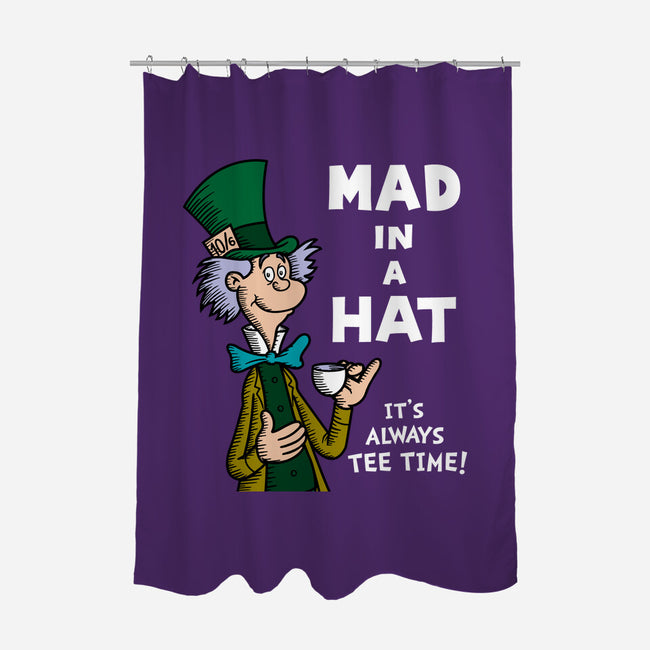 Mad In A Hat-None-Polyester-Shower Curtain-Raffiti