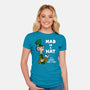 Mad In A Hat-Womens-Fitted-Tee-Raffiti