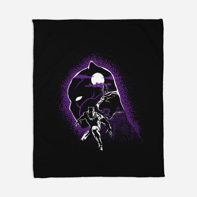 Black Panther-None-Fleece-Blanket-Xentee