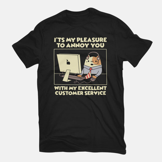 Customer Service-Womens-Fitted-Tee-Xentee