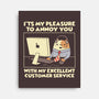 Customer Service-None-Stretched-Canvas-Xentee