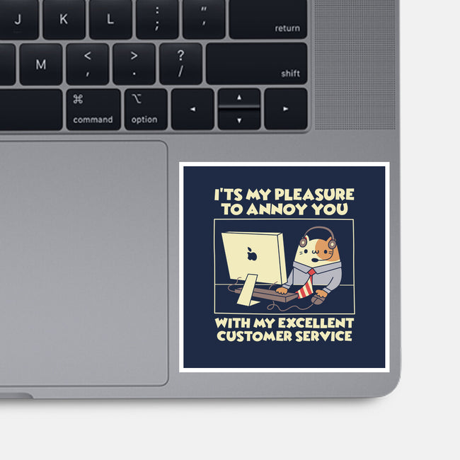 Customer Service-None-Glossy-Sticker-Xentee