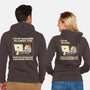 Customer Service-Unisex-Zip-Up-Sweatshirt-Xentee