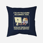 Customer Service-None-Removable Cover-Throw Pillow-Xentee